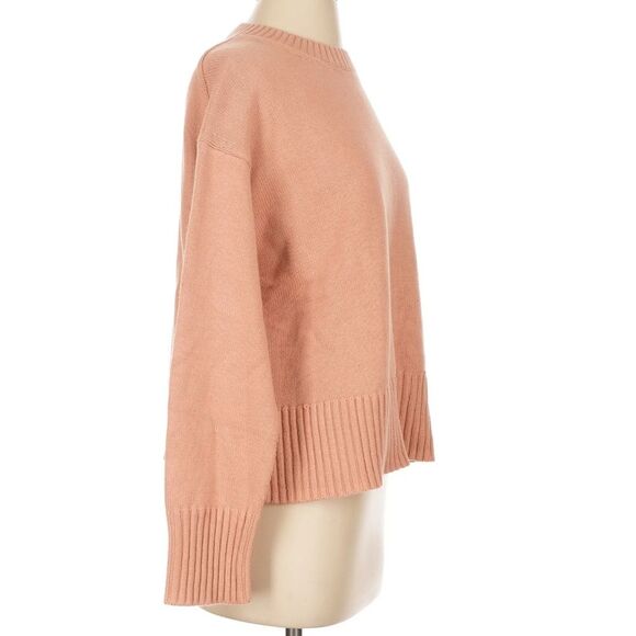 Everlane Organic Cotton The Boxy Everyday Sweater Light Pink Small - Picture 7 of 7
